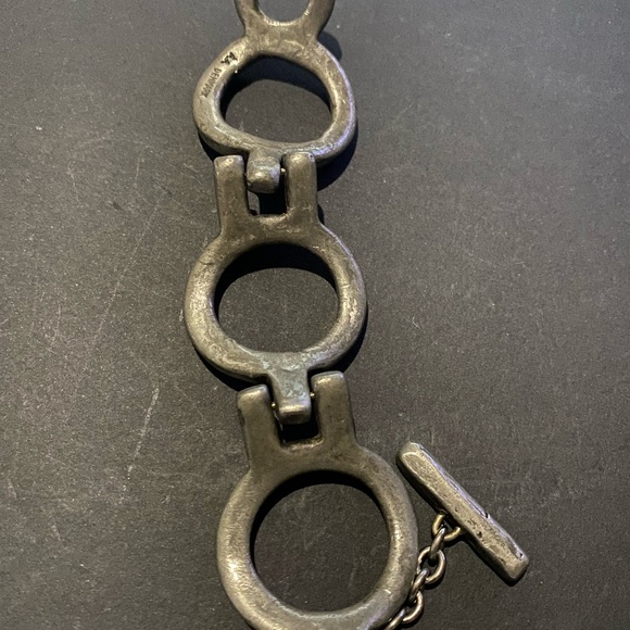 1960s Anders Andersen Industrial Pewter Bracelet - Picture 12 of 14